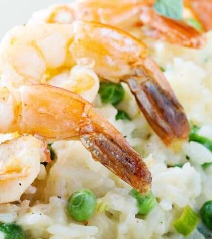 Jamie Oliver Pea and Prawn Risotto