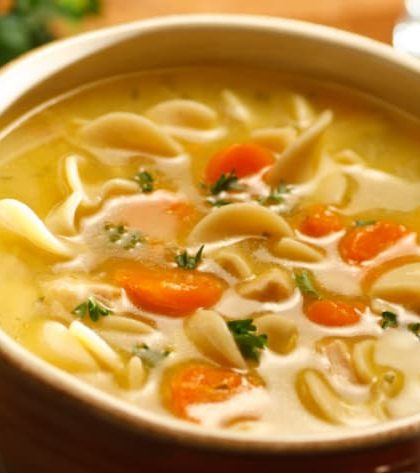 Jamie Oliver Slow Cooker Chicken Noodle Soup