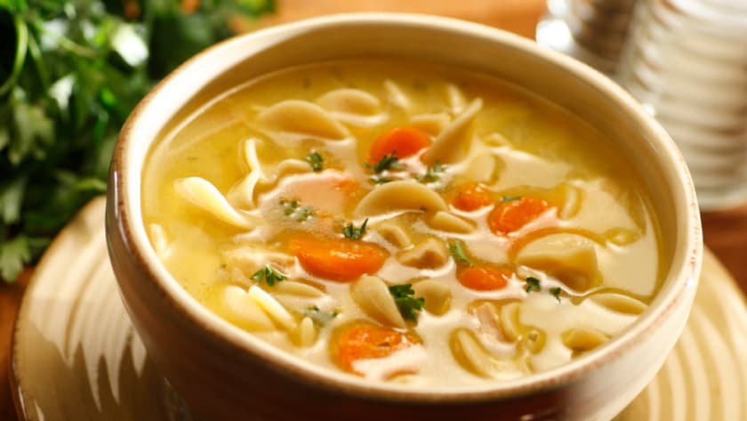 Jamie Oliver Slow Cooker Chicken Noodle Soup