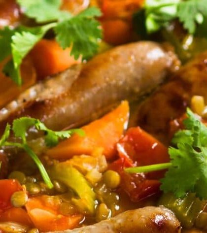 Jamie Oliver Sausage and Bean Casserole