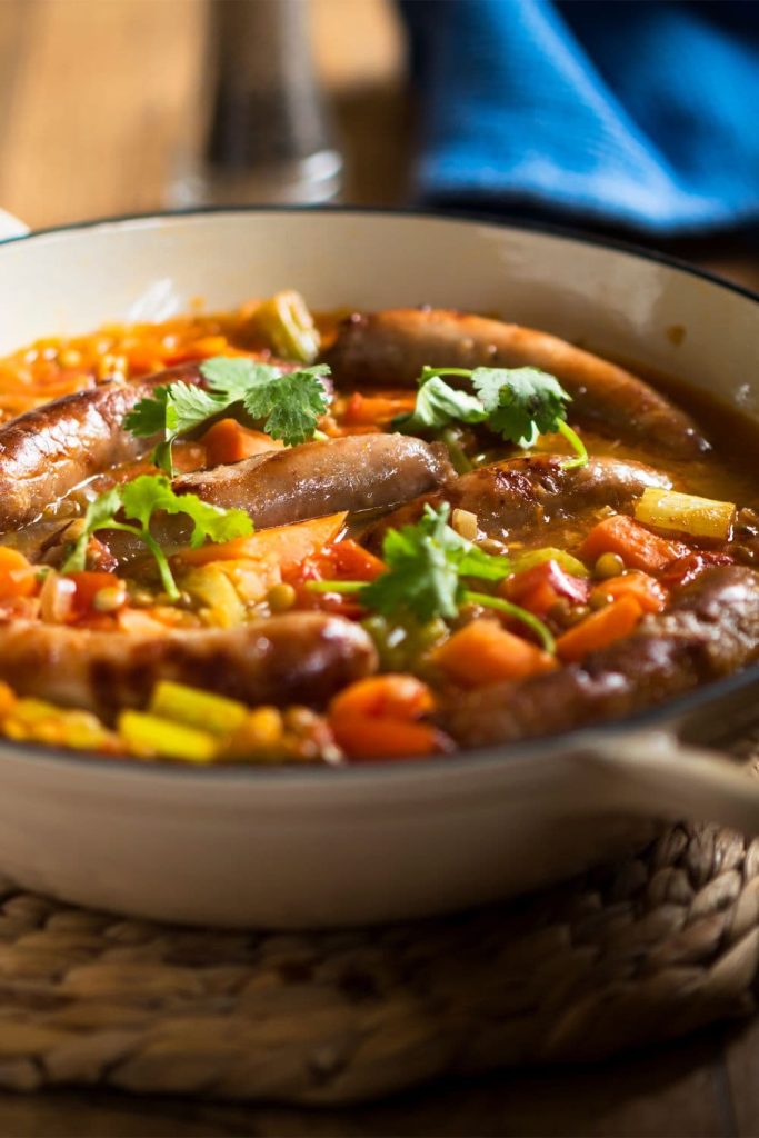 Jamie Oliver Sausage and Bean Casserole