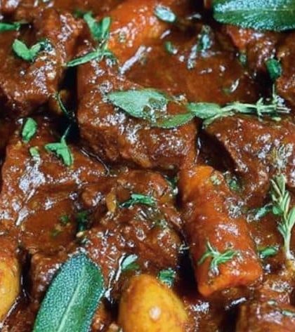 Jamie Oliver Slow-Cooked Beef Stew with Root Vegetables