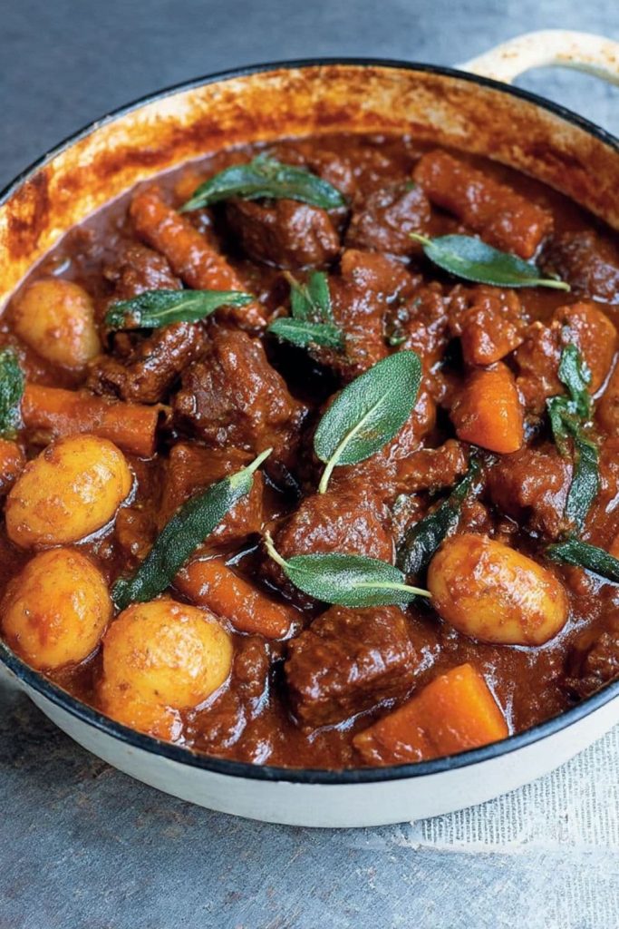 Jamie Oliver Slow-Cooked Beef Stew with Root Vegetables